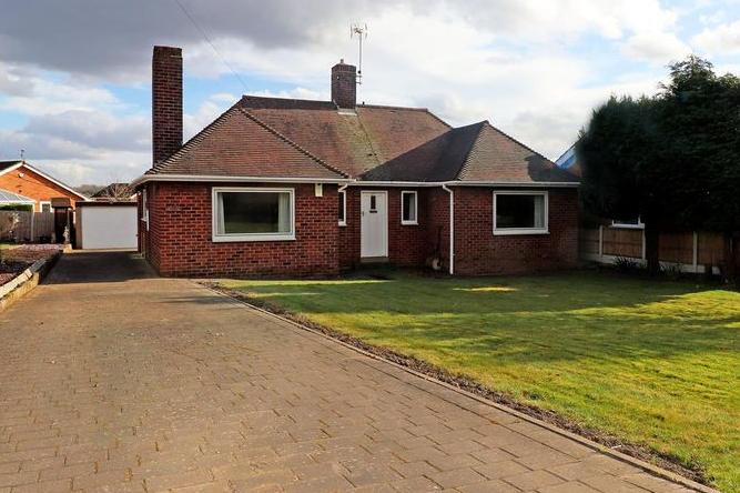 This "spacious" two-bedroom bungalow, on the market for offers in the region of £225,000 with Wilson Estate Agents, has been viewed more than 900 times.