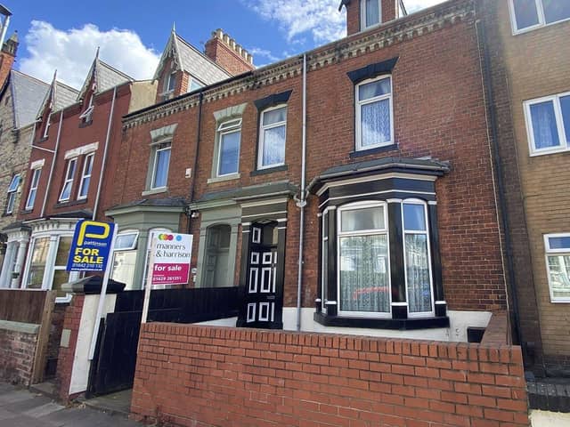 7 Grange Road, Hartlepool, with the black door, has obtained permission to become a HMO. Picture by FRANK REID