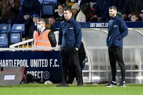 Graeme Lee faces a selection headache for Hartlepool United's FA Cup third round tie with Blackpool after a number of players impressed in midweek against Bolton Wanderers. Picture by FRANK REID