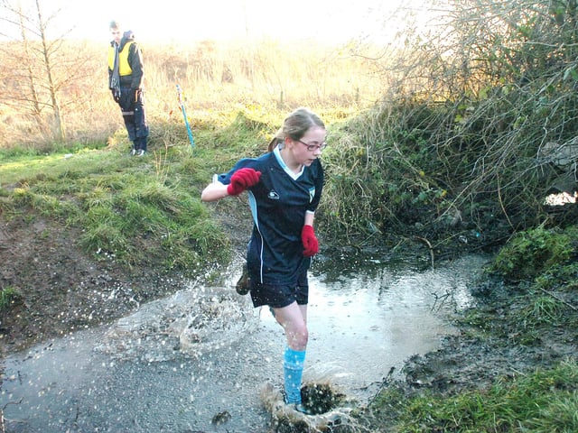 Cross country running under way at Summerhill in 2008.