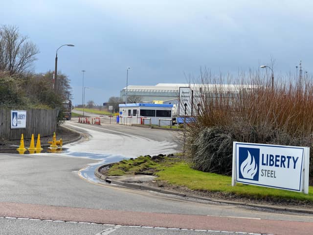 Liberty Steel's Hartlepool plant where around 250 people work.