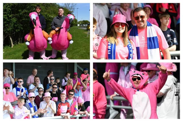 Just some of our photos of Hartlepool United fans at Boston United for their annual fancy-dress parade.