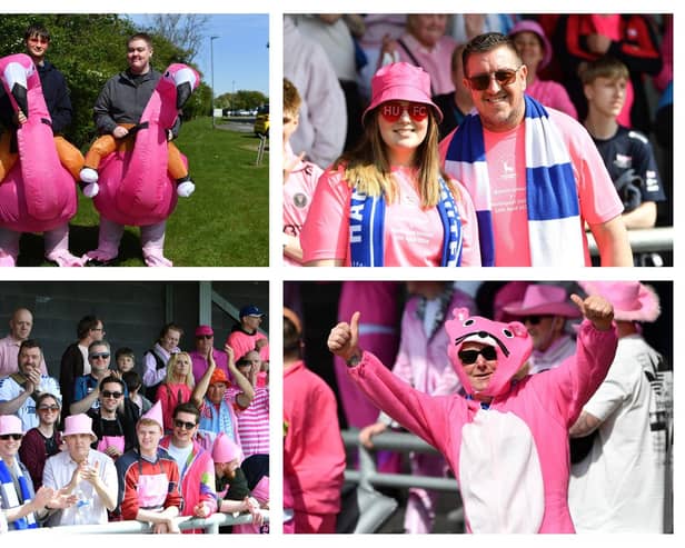 Just some of our photos of Hartlepool United fans at Boston United for their annual fancy-dress parade.