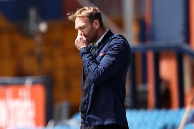 Simon Rusk, manager of Stockport County (Photo by Jan Kruger/Getty Images)