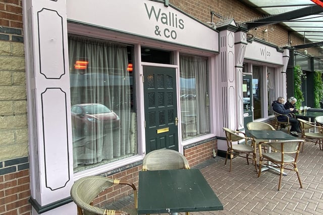 Wallis & Co has a 4.4 out of 5 star rating on Google with 302 reviews. One customer said: "The outside area is kept nice and snug via well positioned outdoor heaters. Would well recommend if in the area."