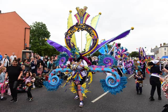 Last summer's Hartlepool Carnival parade.