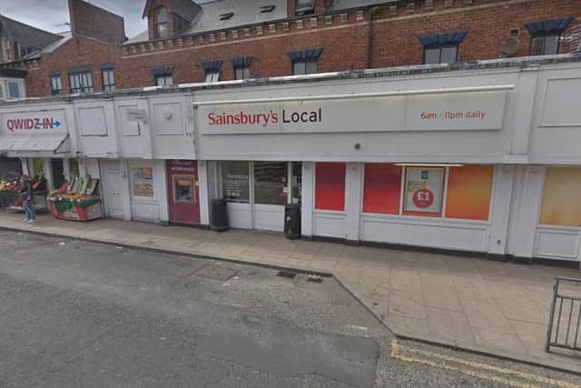 The incident happened at the Sainsbury's in Murray Street