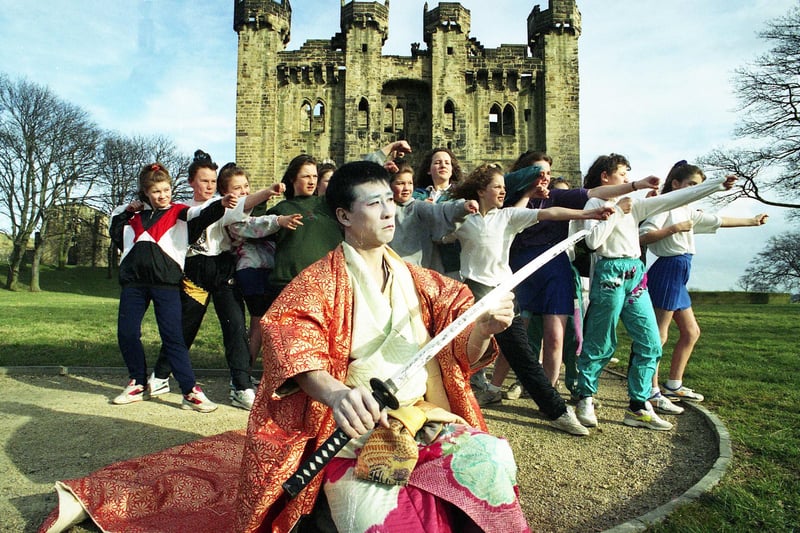 Pupils of Sunderland's Castle View School were pictured practising for the Japanese Festival at Hylton Castle in April 1994. Does this bring back happy memories?