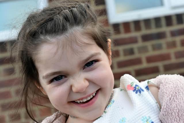 Lyla O’Donovan who has been sent messages of love from Hartlepool Mail readers.