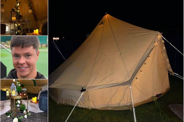 The Hartlepool business offering 19ft-wide teepees with a cinema screen