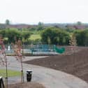 Bishop Cuthbert play area, in Hartlepool, where recent anti-social behaviour is believed to have taken place.