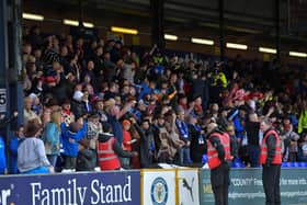 Hartlepool United rounded off their League Two campaign with a 1-1 draw against Stockport County at Edgeley Park. (Photo: Scott Llewellyn | MI News)