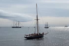 Vessels standing of Hartlepool as they prepare for the 2nd leg of the 2023 Tall Ships Race. Picture by FRANK REID