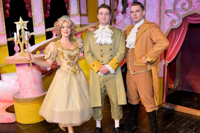 The 2017 pantomime at the Forum Theatre in Billingham with Ben-Ryan Davies, centre, playing Prince Charming.