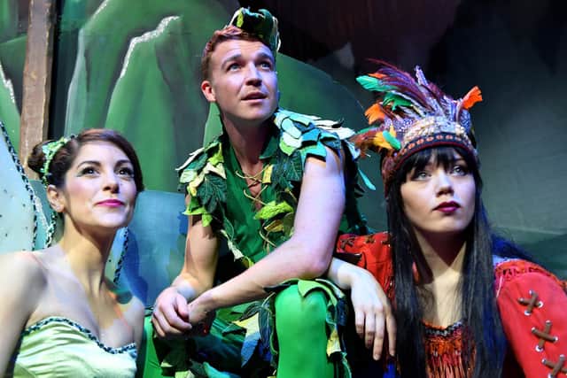 Ben-Ryan Davies with some of the cast in the 2018 production of Peter Pan.