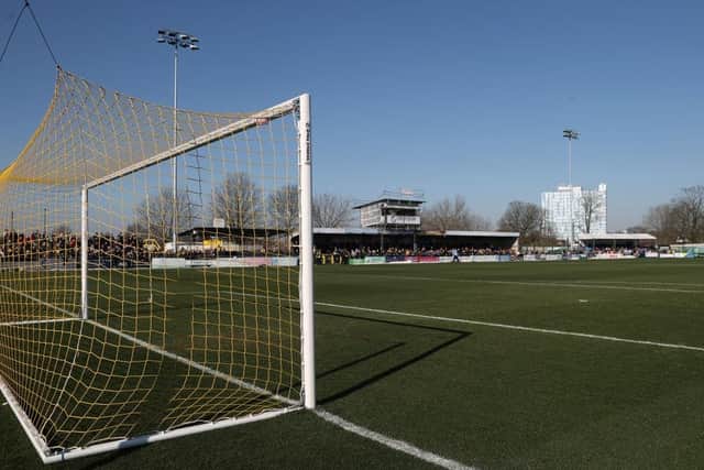 Sutton United confirm the League Two fixture with Hartlepool United at the VBS Community Stadium will go ahead as planned this weekend. (Photo by Julian Finney/Getty Images)