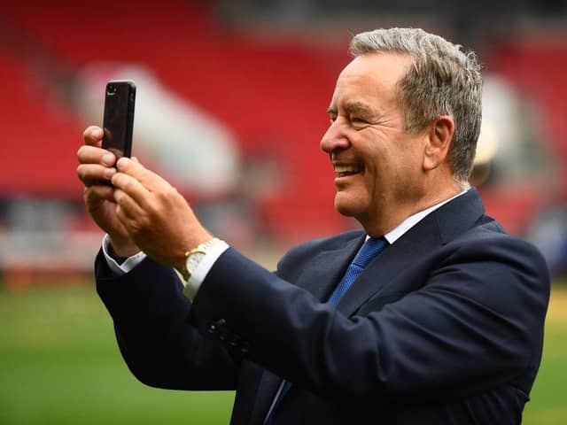 Jeff Stelling will take part in another marathon march in aid of Prostate Cancer UK. (Photo by Harry Trump/Getty Images)