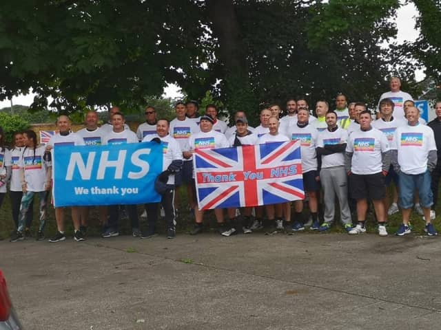 Around 40 people got on their bikes for the sponsored ride over August Bank Holiday weekend which is on course to raise £7,000 for the NHS and Macmillan Cancer Support.