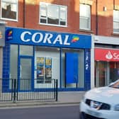 The woman died after becoming unwell outside Coral in York Road, Hartlepool.
