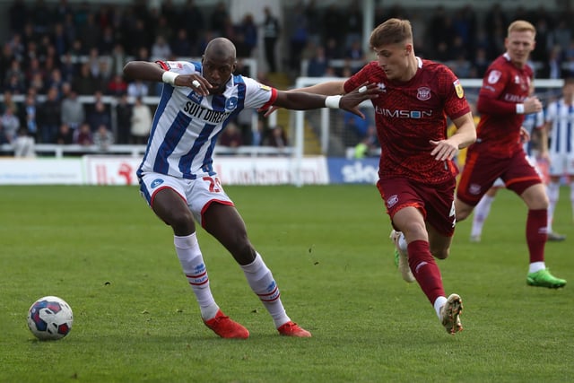 Sylla has enjoyed a run in the team in recent weeks, producing a particularly strong display in the win over Doncaster Rovers. (Credit: Mark Fletcher | MI News)
