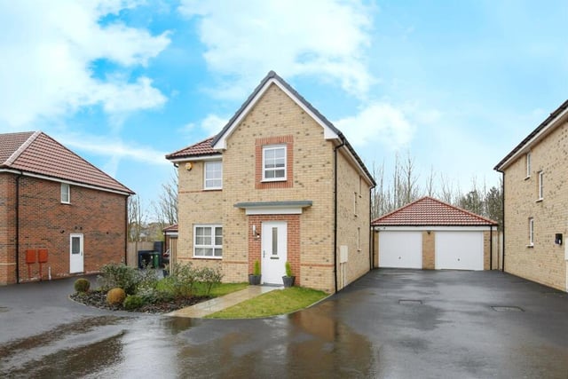 This is a four-bed detached house in the Throston area of town.