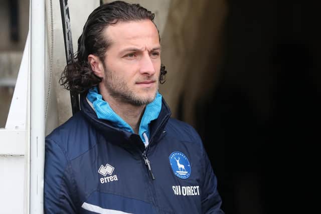 Jamie Sterry is a doubt for Hartlepool United's trip to Newport County. (Photo: Mark Fletcher | MI News)