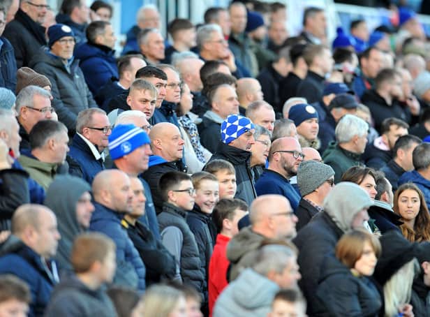 Hartlepool United fans give their reaction to Papa John's Trophy quarter final tie with Charlton Athletic. Picture by FRANK REID