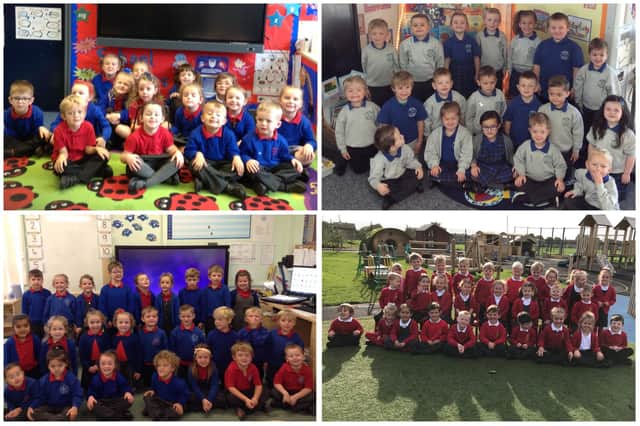 Just some of reception class pictures at Hartlepool schools at the start of the 2021-22 academic term.