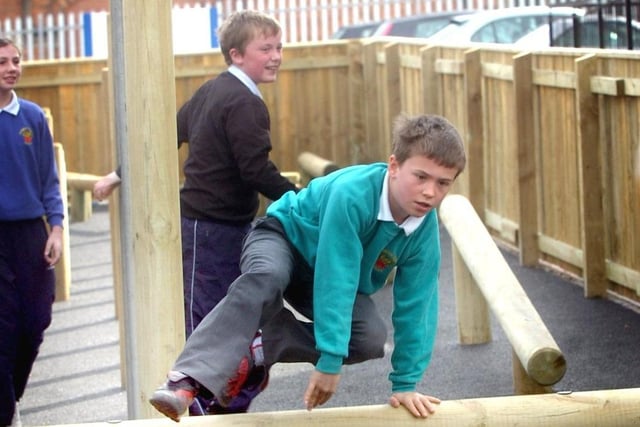 The opening of the Healthworks fitness trail in Easington Colliery in 2008. Remember this?