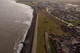 Brownfield land at the bottom of Maritime Avenue is included in the 650-home development announced by Hartlepool Development Corporation.