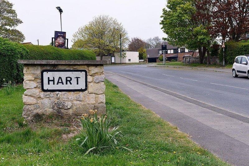 The number of burglary reports in Hart up until and including last October was 28.