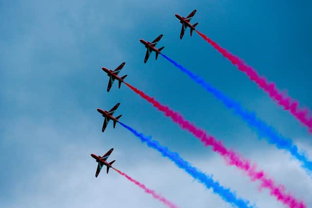 A dazzling display at the Teesside Airshow. Picture: Carl Gorse.