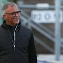 Hartlepool United manager Keith Curle made 11 signings in the January transfer window. (Credit: Michael Driver | MI News)