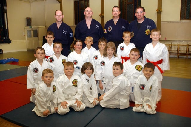 A 2005 photo of the Rift House Ju Jitsu Club. Is there someone you know in this photo?