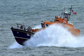 Hartlepool RNLI's all-weather lifeboat was called out on Monday afternoon after a seaman fell into the North Sea.