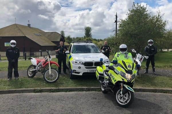 Police launched the operation to target nuisance bikers