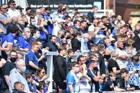 Hartlepool United fans return to Victoria Park. Picture by FRANK REID
