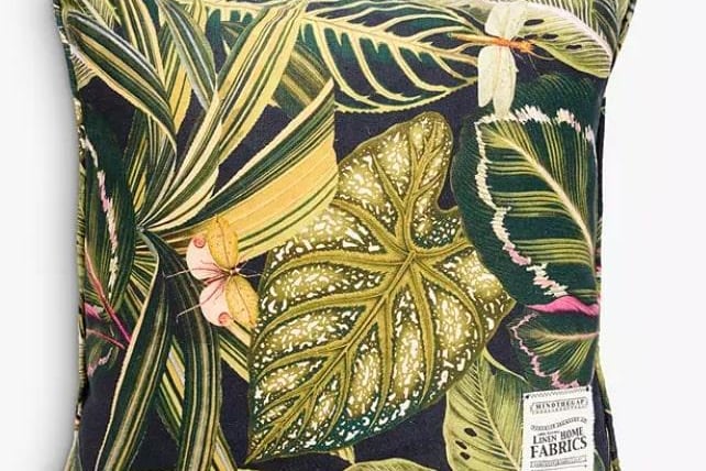 We’re not really sure how the Prime Minister and his fiancee allegedly turned their noses up at John Lewis when one cushion costs more than £87 - and that’s in the sale. Still, this is a beautiful, tropical design sure to impress any post-Covid guests.