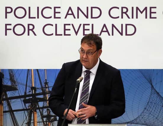 Police and Crime Commissioner for Cleveland, Steve Turner.