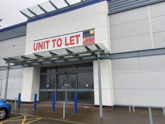 This empty unit at the Highpoint Retail Park, in Hartlepool, could shortly be occupied. Picture by FRANK REID.