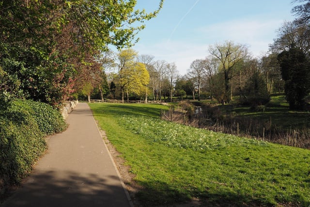 Burn Valley Gardens is a quiet green corridor featuring three bowling greens, two play areas and a cycle lane.