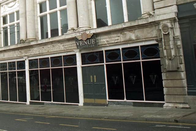 The 'Venue' in the former Co Op Central Stores building, in Park Road.