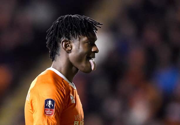 Armand Gnanduillet scored 15 League One goals in 30 appearances for Blackpool last season.