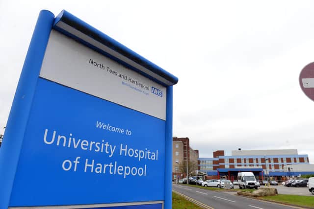 University Hospital of Hartlepool, in Holdforth Road.