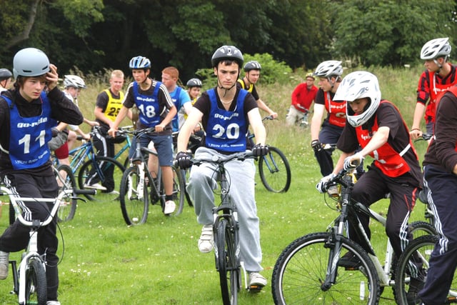 A mountain bike race at Farringdon School in 2009. Did you take part?