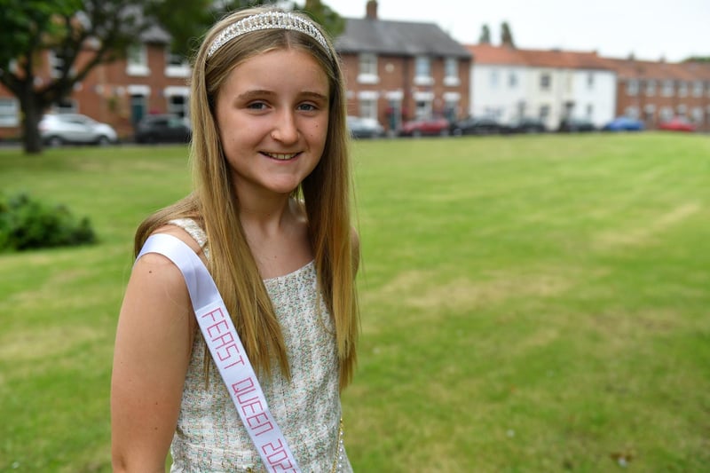 This year's Greatham Feast Queen is Isla Flouders.