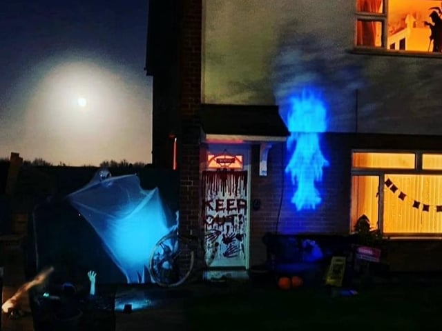 The message says keep out ... and we don't think we dare enter!