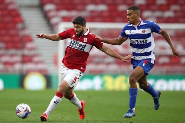 Sam Morsy received a round of applause from his team-mates following Middlesbrough's win over Reading in February.