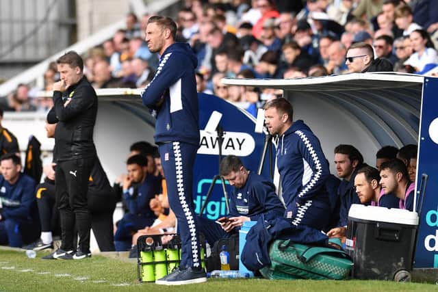 An ill-timed run of three games without a win - indeed, three games without a goal - has seen Hartlepool United's National League play-off hopes slip through their fingers. Picture by Frank Reid.