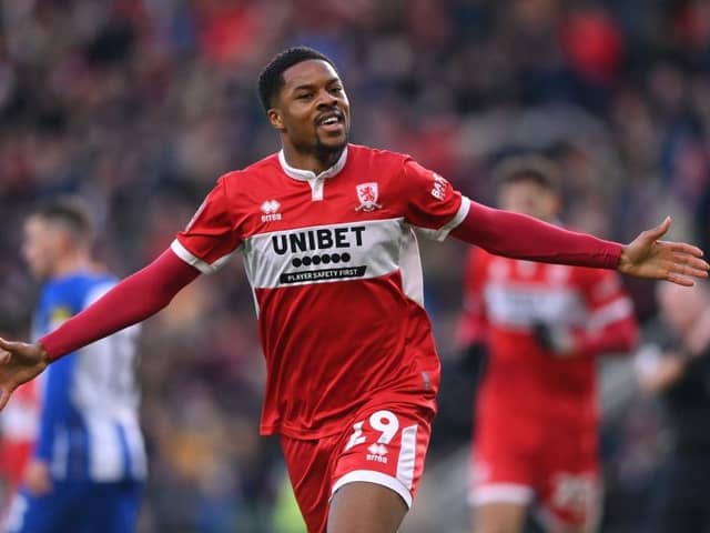Middlesbrough star Chuba Akpom was named Championship player of the year at the annual EFL awards (Photo by Stu Forster/Getty Images)
